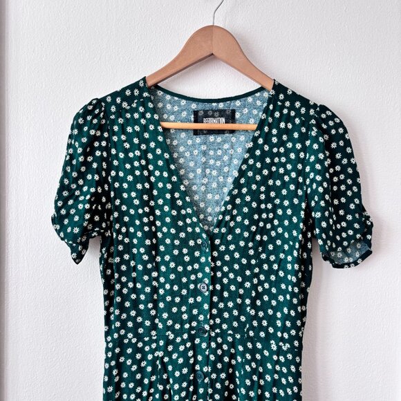 Reformation France Jumpsuit in Chive - Picture 3 of 7